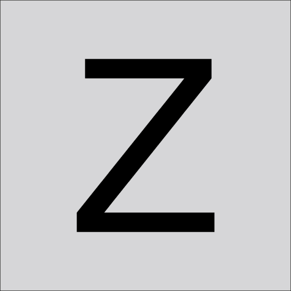 RZB - Buchstabe ''Z'',60mm
