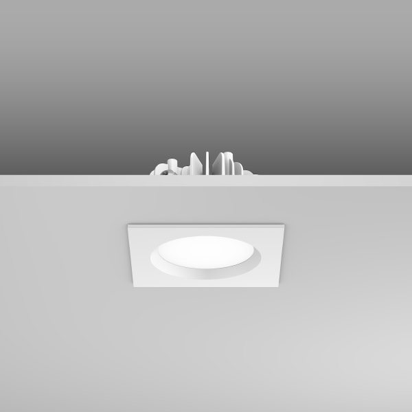 RZB - DL-E,LED/10W-4000K 130x130x83,107°