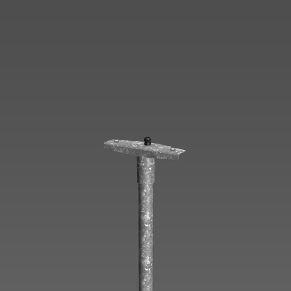 RZB - Mastaufsatz L346,f.Mast d60mm,1-fach