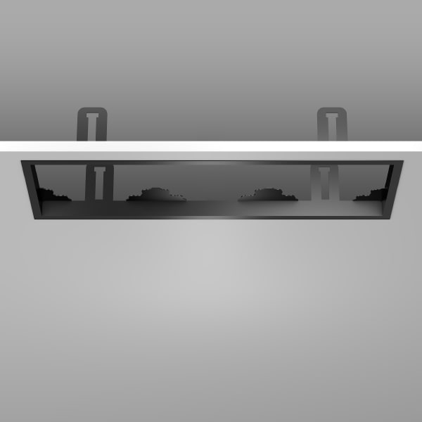 RZB - Einbaurahmen 530x194,f.3Lp.