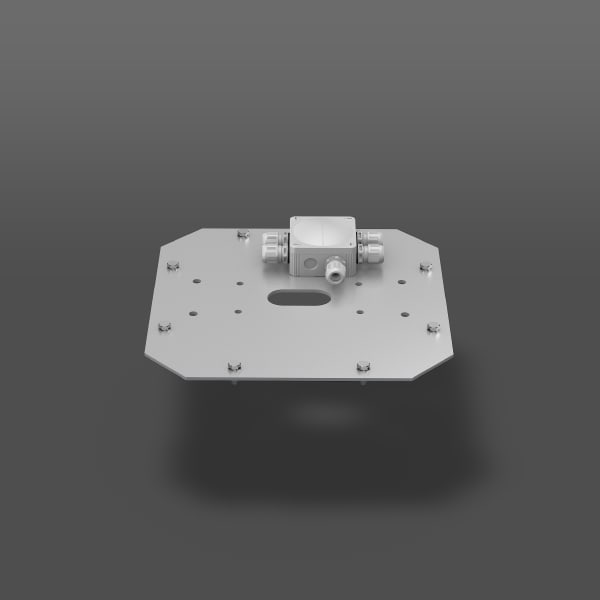 RZB - Adapterplatte 395x395x55,f.4xStr.