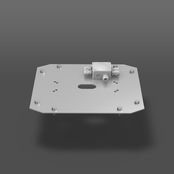 RZB - Adapterplatte 460x410x55,f.4xStr.