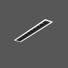 RZB - Einbaul.LED/25W-4000K 295x57x1,5,R.eng