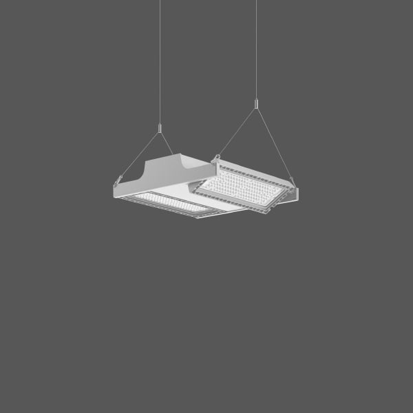 RZB - Hal-Str.LED/2x60W-4000K 406x397,90°,DALI