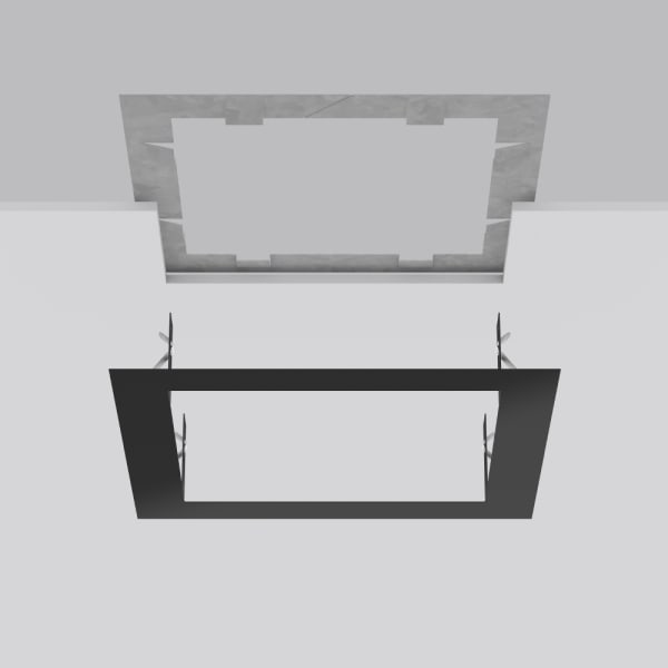 RZB - Einbaurahmen 400x400x1,300x300,HE80