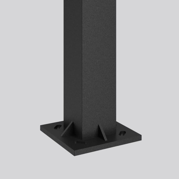 RZB - Leuchtenmast 156x156,H4200,m.Standfuß