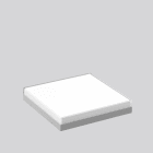 RZB - Abdeckung 430x430x67,m.Rahmen si.