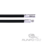 RUNPOTEC - Kabel Schubstangen RunpoStick schwarz/mittel 2 x 1m