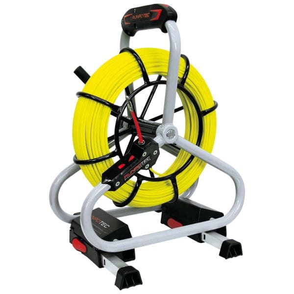 RUNPOTEC - Kabeleinziehgerät Stahlhaspel Runpotec Profi-Set Ø4,5mm 50m