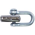 RUNPOTEC - Anfangsbirne mit Schäkel Runpotec Gewinde RG6, Edelstahl