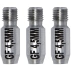 RUNPOTEC - Endhülsen-Set Ø 4,5mm Runpotec Gewinde RG6, Edelstahl (VPE =