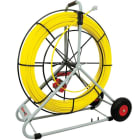 RUNPOTEC - Glasfaserstab 200m Ø 11mm inkl. Stahlhaspel Ø 1000mm-fahrbar