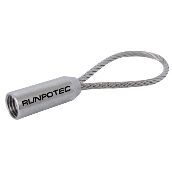 RUNPOTEC - Zugschlaufe Ø 2 mm Edelstahlseil RUNPOTEC Gewinde RTG Ø 6 mm