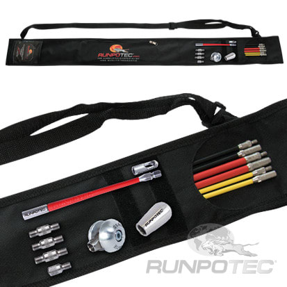 RUNPOTEC - Führungs Sonden Set 14 teilig für Glasfaserstäbe