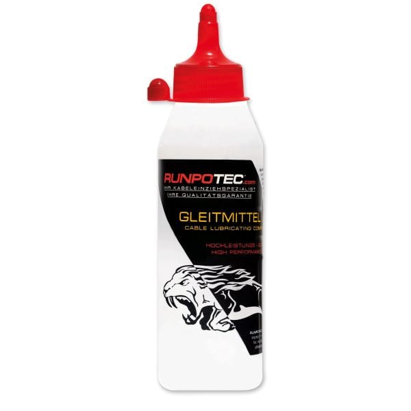 RUNPOTEC - Kabelgleitmittel Gleitmittel Gel Flasche zu 250ml