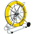 RUNPOTEC - Glasfaserstab 150m Ø 15mm inkl. Stahlhaspel Ø 1400mm-fahrb.