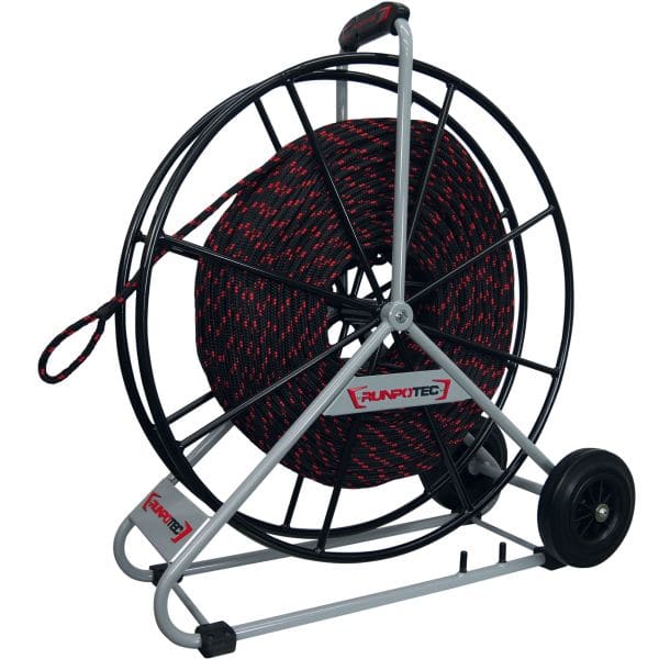 RUNPOTEC - ZUGSEIL POLYESTER Ø12MM 200M inkl HASPEL