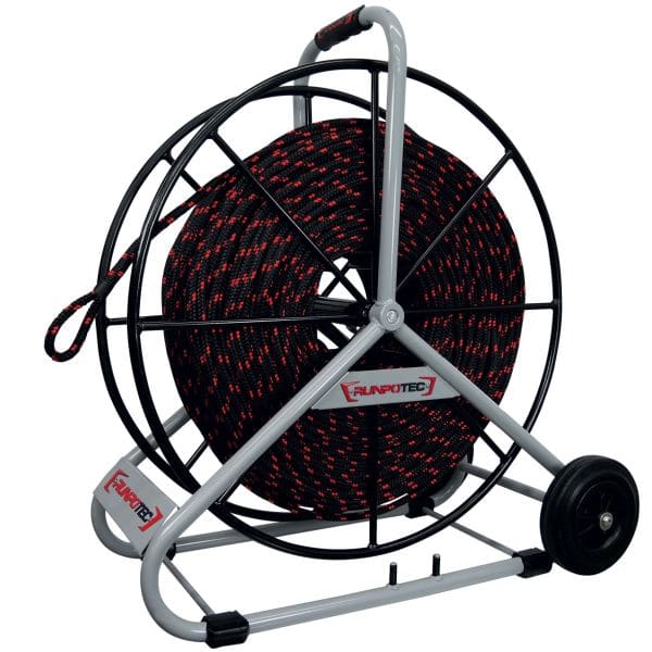 RUNPOTEC - ZUGSEIL POLYESTER Ø12MM 300M inkl HASPEL