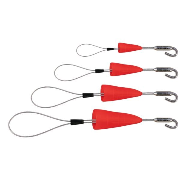 RUNPOTEC - RUNPOFIX Kabelziehschlaufe 4er SET-mit-Haken