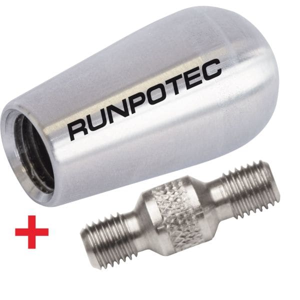 RUNPOTEC - Anfangsbirne Ø 20 mm Edelstahl - RUNPOTEC Gewinde RTG Ø 12 mm