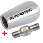 RUNPOTEC - Anfangsbirne Ø 20 mm Edelstahl - RUNPOTEC Gewinde RTG Ø 12 mm