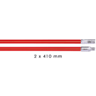 RUNPOTEC - RUNPOSTICKS rot (hart) - 2 x 410mm optimal in Kombination mit X BOARD Serie