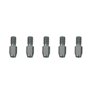 RUNPOTEC - GF3 SLIM Endhülsen-Set Ø 3 mm, 5 Stück, Edelstahl, Gewinde RTG Ø 3 mm