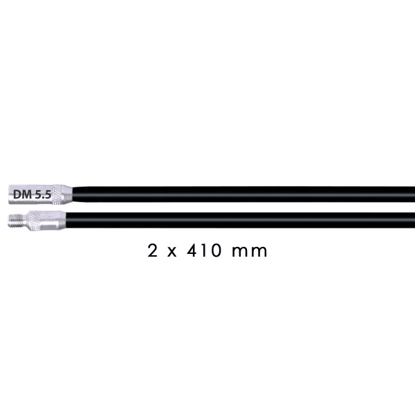 RUNPOTEC - RUNPOSTICKS Schwarz (mittel) - 2 x 410 m
