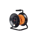 BACHMANN - Kabeltrommel 25m H05VV-F3G1,5mm Oranges Kabel