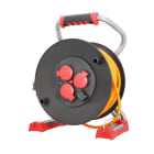 BACHMANN - Profi-Kabeltrommel 3xCEE7/3 H07BQ-F 3G 1,5mm² 1xUSB 40,0m