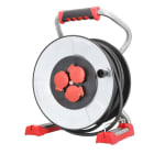 BACHMANN - Profi-Kabeltrommel IronCoat 3xCEE7/3 H07RN-F 3G1,5mm² 40m