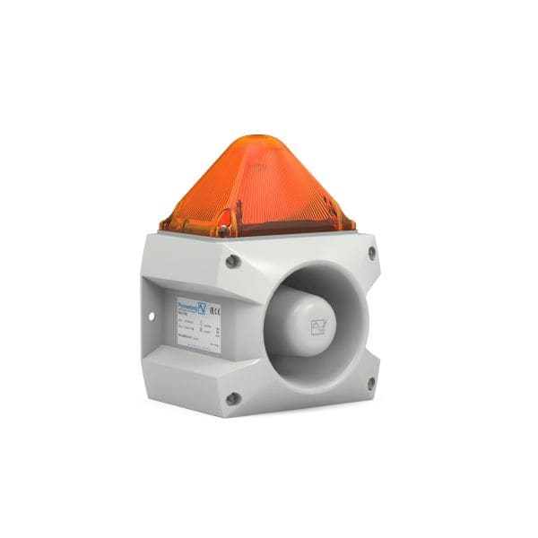 PFANNENBERG - LED-Schallgeber PA L 5 orange,12-48DC,107dB,IP66,NEMA4/4x,RAL7035
