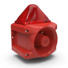 PFANNENBERG - Blitzschallgeber,PRO X 10,rot,230 VAC,116dB,IP66/67,NEMA4/4x,RAL3000