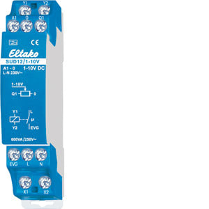 ELTAKO - 1-10V-Steuergerät für Universal-Dimmschalter, 1 Schließer 600VA