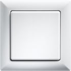 ELTAKO - Funktaster 55x55mm batterie- und leitungslos, reinweiß