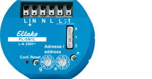 ELTAKO - Powerline-Sensoreingang UP 53x43mm, 1 Sens.eing. 230V