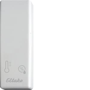 ELTAKO - Funk-Temperatur-Feuchtesensor, reinweiß glänzend