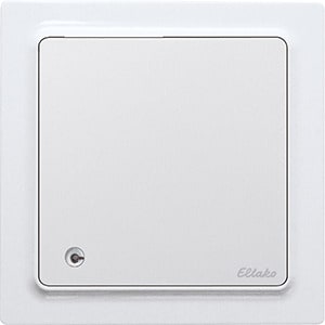 ELTAKO - Funk-Luftgüte-Temperatur-Feuchte-Sensor im E-Design55, reinweiß glänzend