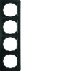 ELTAKO - 4-fach-Universalrahmen im E-Design55, anthrazit matt