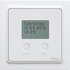 ELTAKO - Funk-Schaltuhr mit Display im E-Design55, polarweiß matt