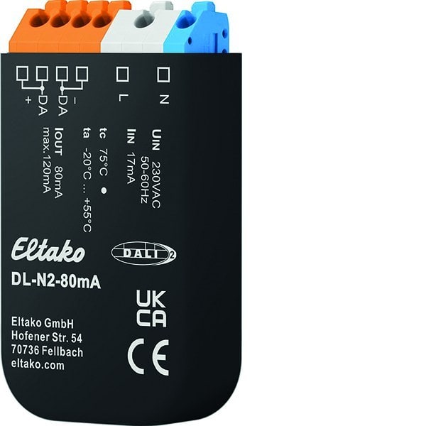 ELTAKO - DALI2-Bus-Netzteil 80 mA UP-Dose