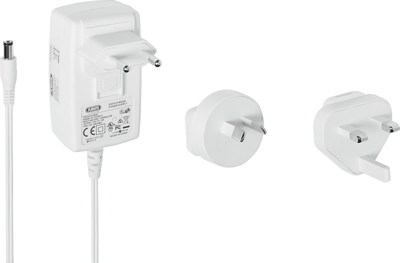 ABUS - Steckernetzteil International 12 VDC/1,5 A (Stecker) weiss
