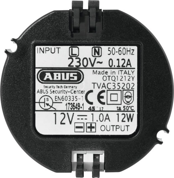 ABUS - Mini-Clip-Einbaunetzteil 12 VDC / 1 A
