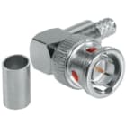 ABUS - BNC Winkel Crimp Stecker