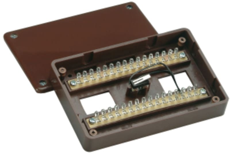 ABUS - Aufputz-Lötverteiler 32-polig VdS C (braun)