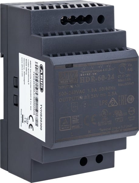 ABUS - 24V DC Netzteil für Hutschiene