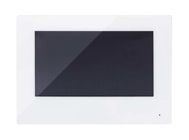 ABUS - 7'' Touch Monitor weiß, 2-Draht für Türsprechanlage