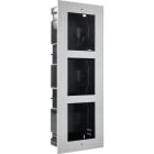 ABUS - Rahmen für 3 Module für Unterputzmontage(Edelstahl)