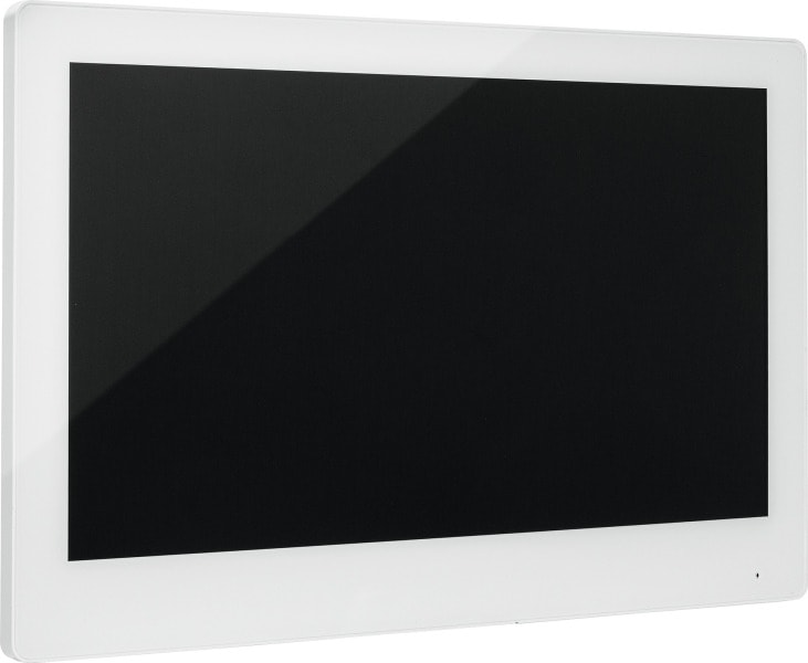 ABUS - 10 Zoll PoE Touch Monitor weiß, LAN/WiFi fürTürsprechanlage