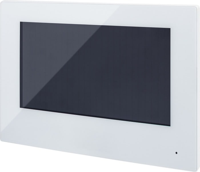 ABUS - 7 Zoll Touch Monitor weiß, 2-Draht für Türsprechanlage